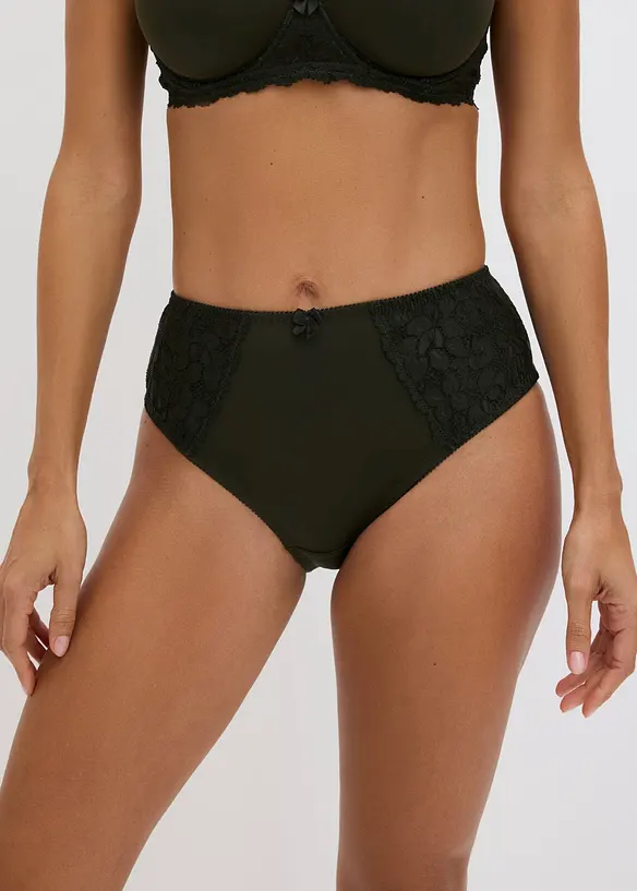 Maxislip mit zarter Spitze (2er Pack), bonprix