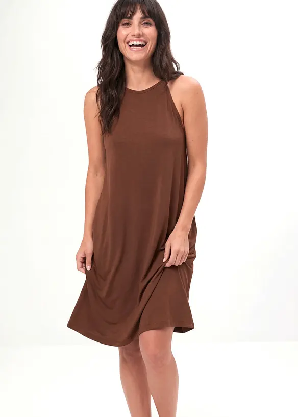 Jerseykleid aus flie&szlig;endem Lyocell-Mix, bonprix
