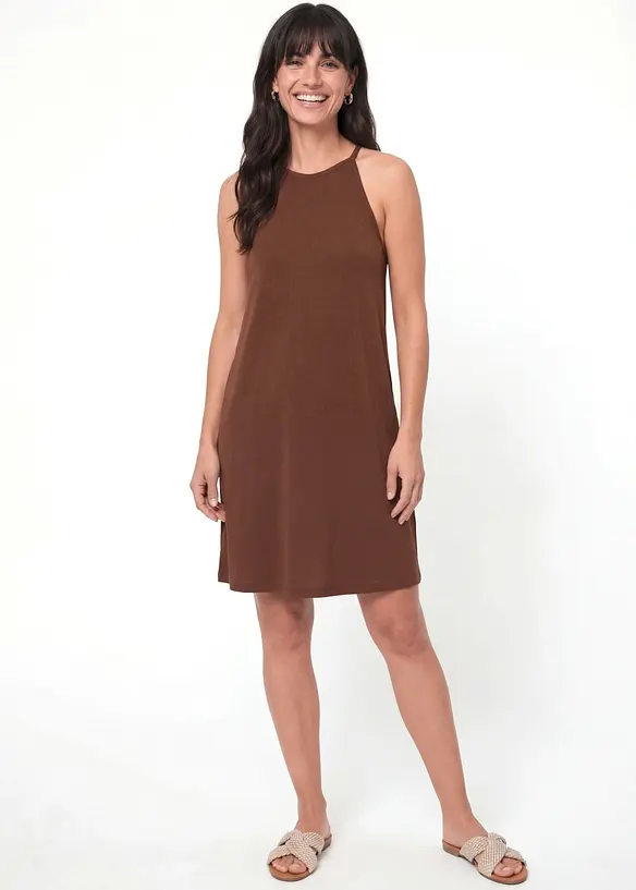 Jerseykleid aus flie&szlig;endem Lyocell-Mix, bonprix