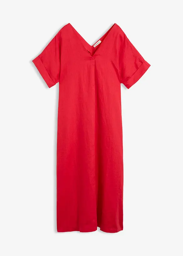 Kaftan-Kleid aus reinem Leinen, bonprix