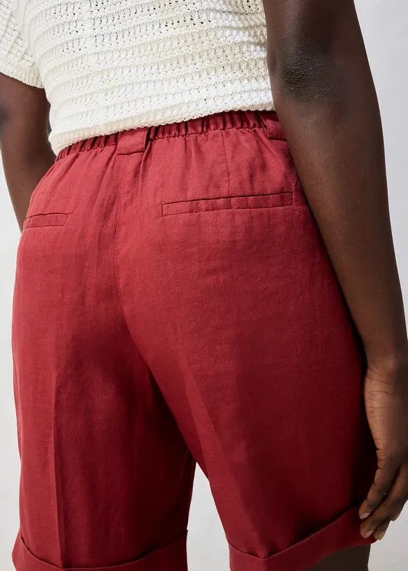 Bermudashorts aus reinem Leinen, bonprix