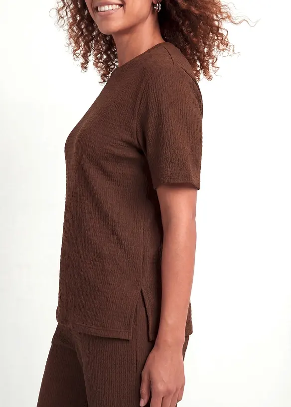 Shirt aus Borkencrepe, bonprix