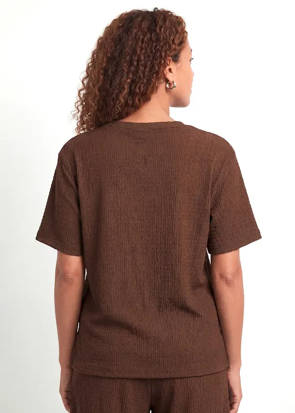 Shirt aus Borkencrepe, bonprix