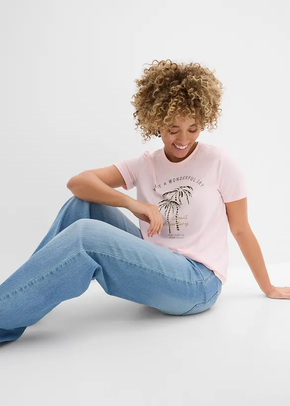 T-Shirt mit Motivprint, bonprix