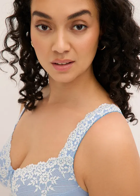Soutien-gorge grand maintien sans armatures, bretelles rembourr&eacute;es, bonprix
