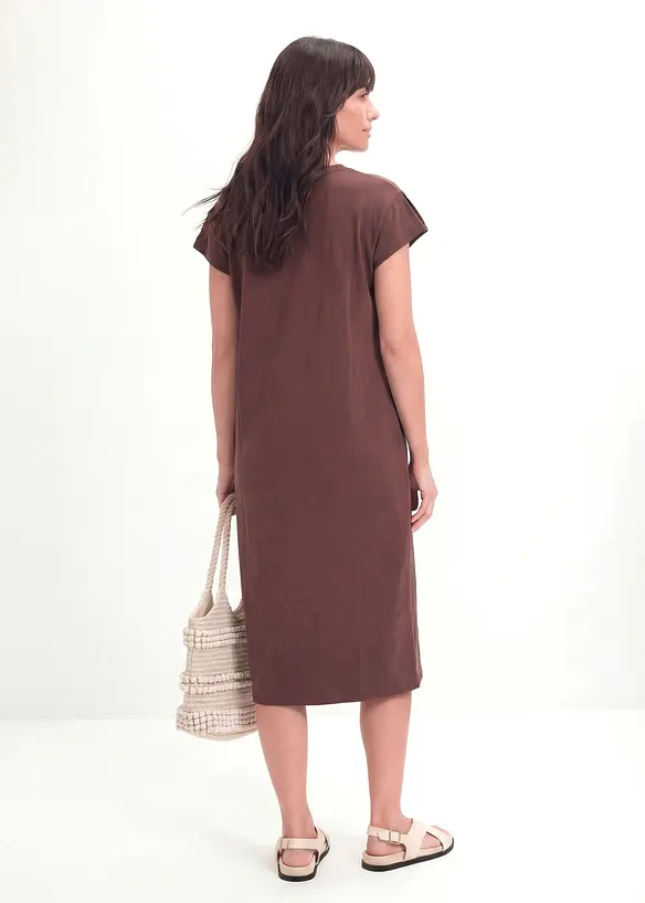 Jerseykleid aus schwerer Bio-Baumwolle, bonprix