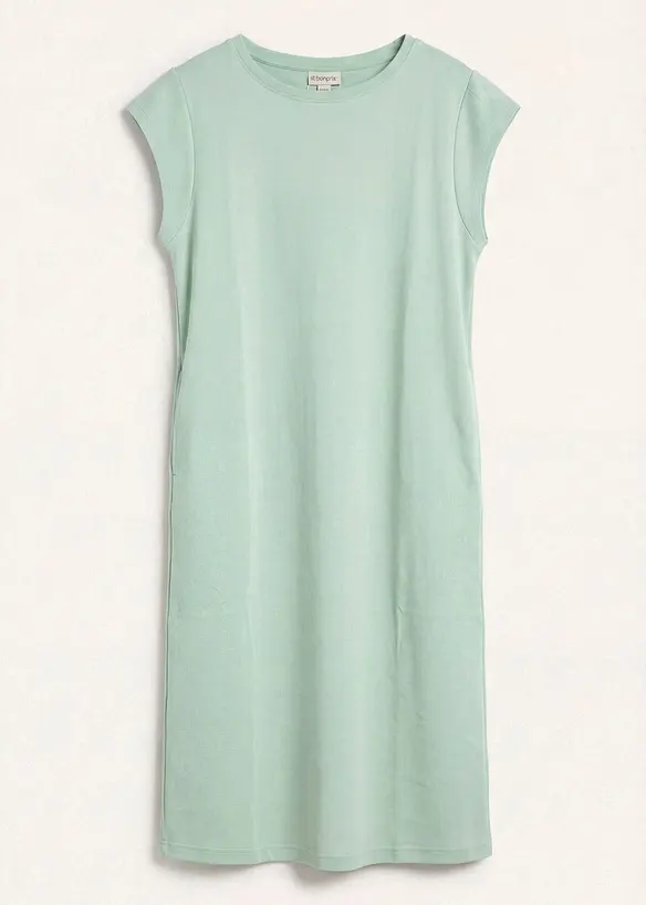 Jerseykleid aus schwerer Bio-Baumwolle, bonprix