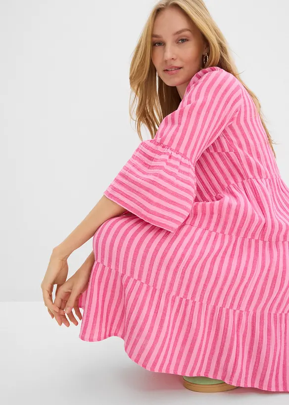 Tunika-Kleid aus luftigem Musselin, bonprix