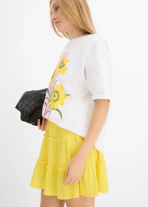 Minirock aus reiner Bio-Baumwolle, bonprix