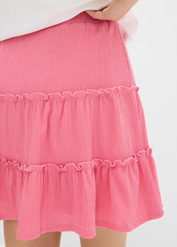 Mini-jupe 100% coton, bonprix