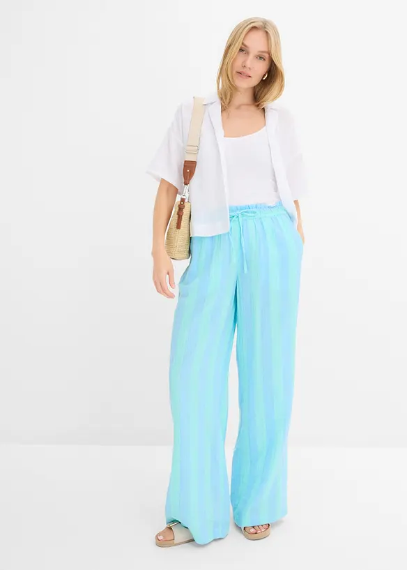 Schlupfhose aus luftigem Musselin, bonprix