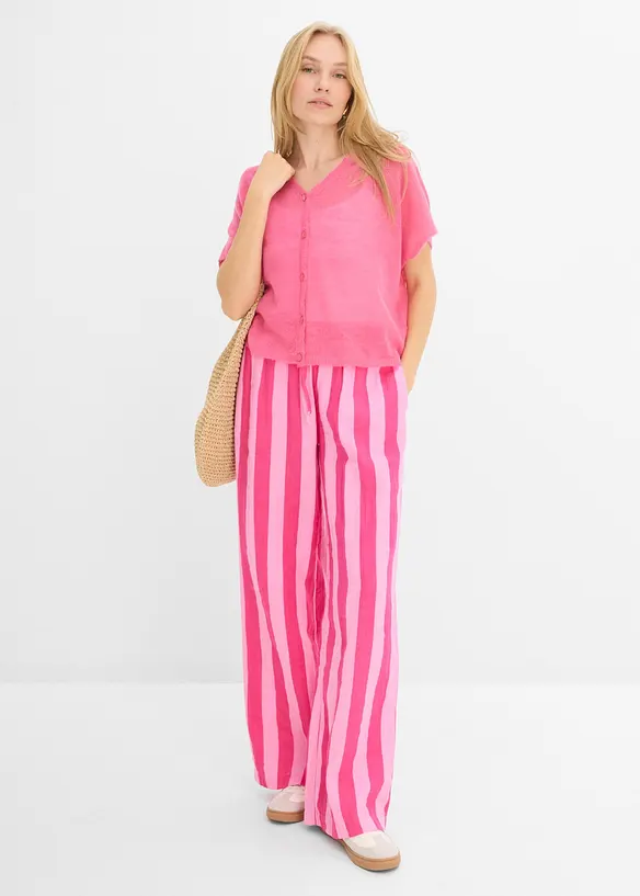 Schlupfhose aus luftigem Musselin, bonprix