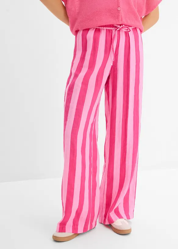 Schlupfhose aus luftigem Musselin, bonprix