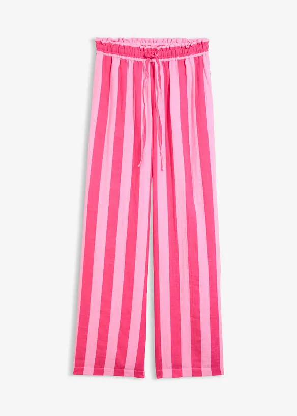 Schlupfhose aus luftigem Musselin, bonprix