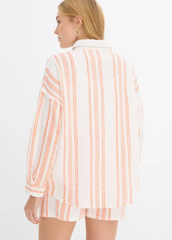 Chemise l&eacute;g&egrave;re en gaze de coton, bonprix