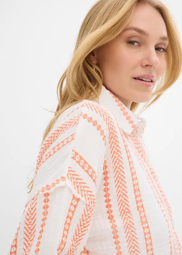 Chemise l&eacute;g&egrave;re en gaze de coton, bonprix