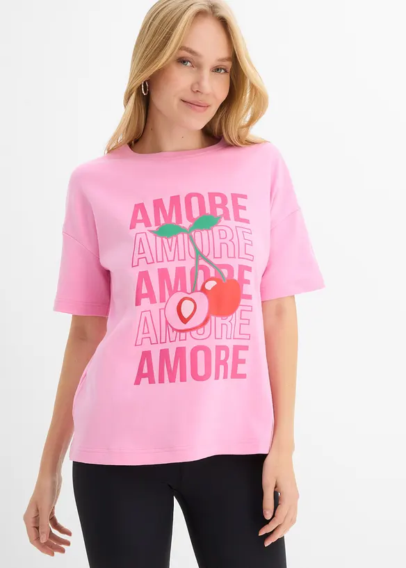 Oversize-Shirt aus reiner Bio-Baumwolle, bonprix