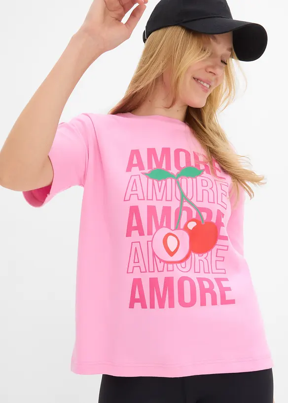 Oversize-Shirt aus reiner Bio-Baumwolle, bonprix