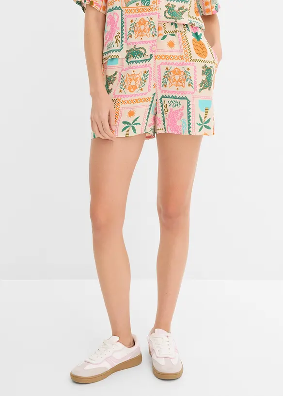 Short fluide en viscose, bonprix