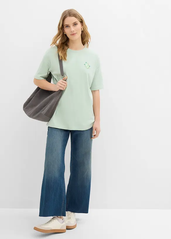 T-shirt oversize 100% coton, bonprix