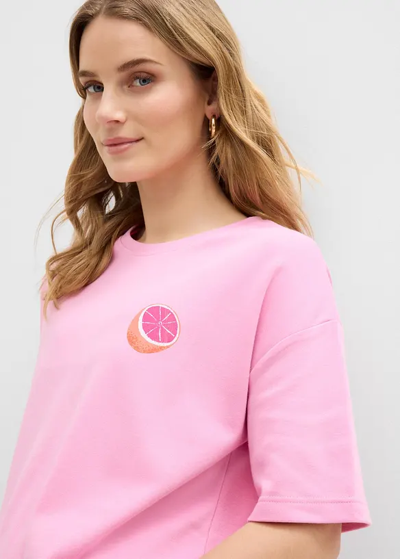Oversize-Shirt aus reiner Bio-Baumwolle, bonprix