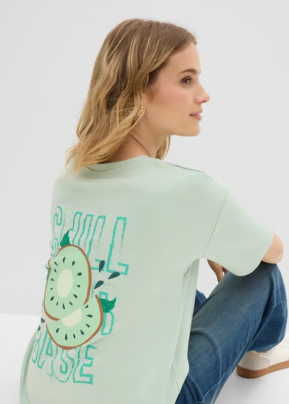 T-shirt oversize 100% coton, bonprix