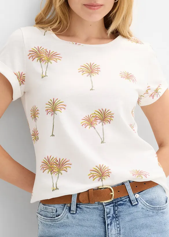T-Shirt aus reiner Bio-Baumwolle, bonprix