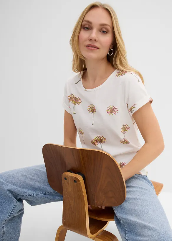 T-Shirt aus reiner Bio-Baumwolle, bonprix