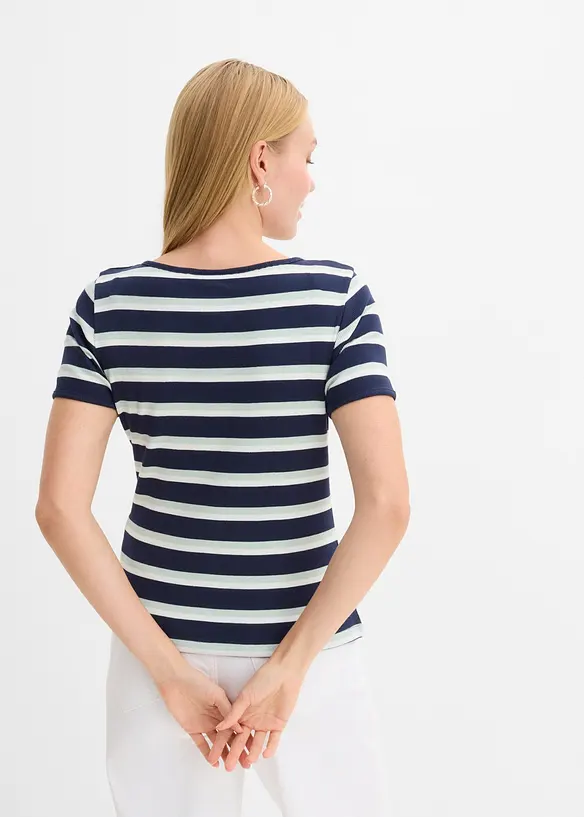 Ripp-Shirt aus Bio-Baumwolle, bonprix
