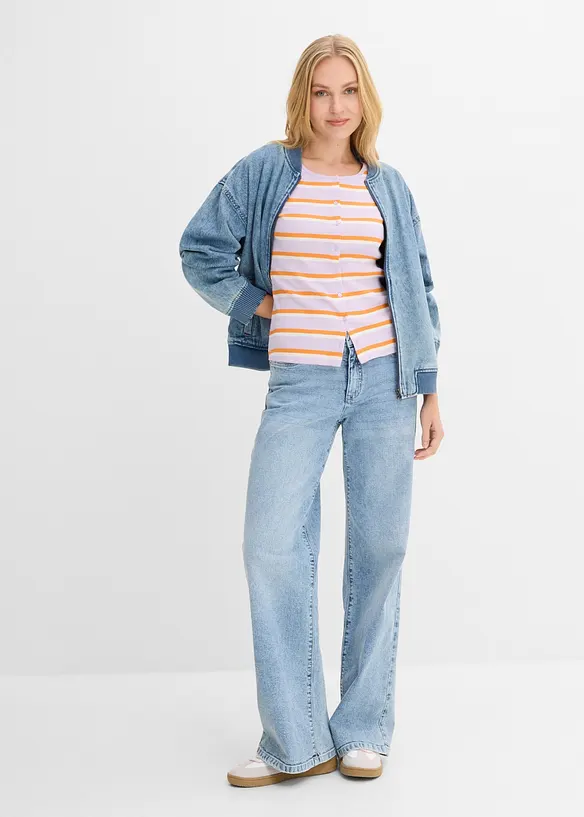 T-shirt en coton c&ocirc;tel&eacute;, bonprix