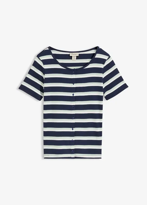 Ripp-Shirt aus Bio-Baumwolle, bonprix