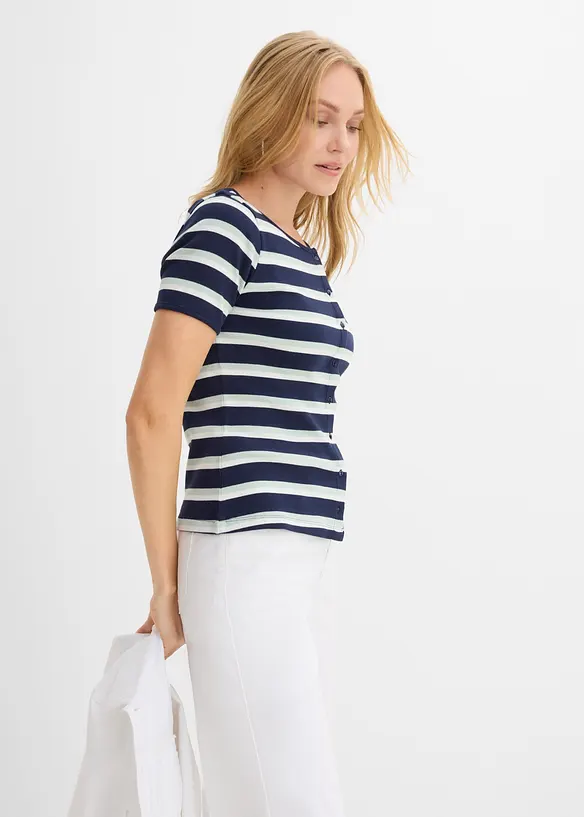 Ripp-Shirt aus Bio-Baumwolle, bonprix