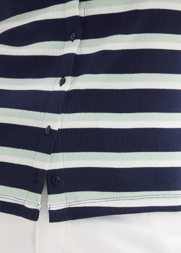 Ripp-Shirt aus Bio-Baumwolle, bonprix