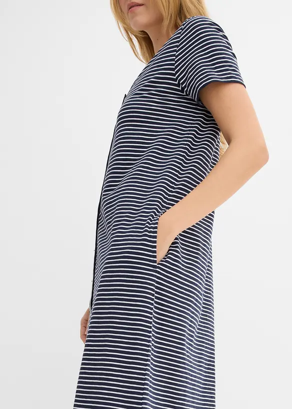 Shirtkleid aus reiner Bio-Baumwolle, bonprix
