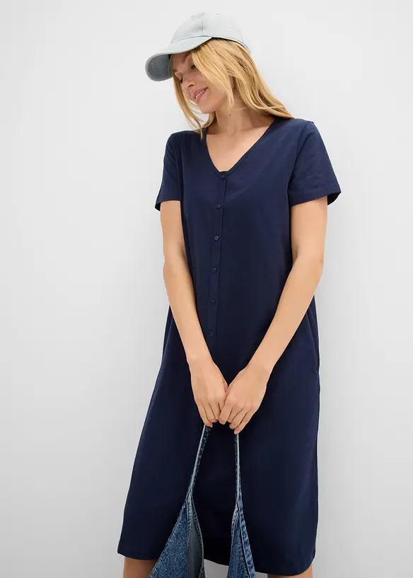 Shirtkleid aus reiner Bio-Baumwolle, bonprix