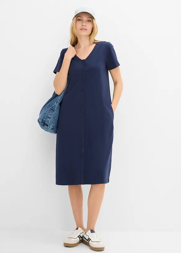 Shirtkleid aus reiner Bio-Baumwolle, bonprix