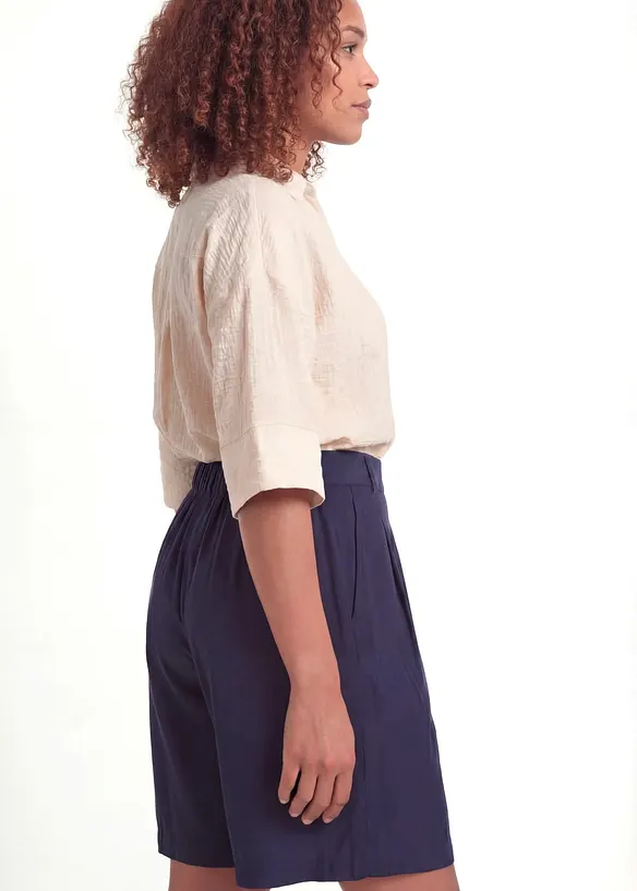 Bermuda fluide en viscose, bonprix