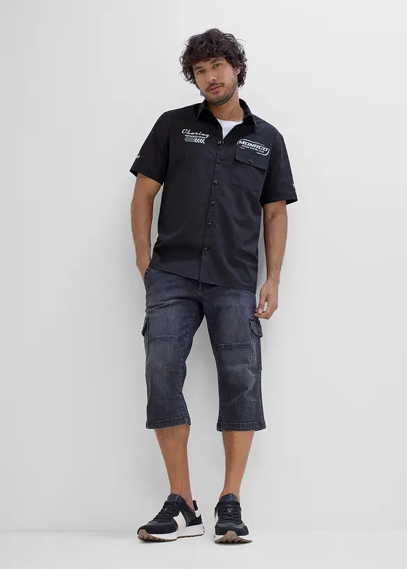 Chemise manches courtes 100% coton, bonprix