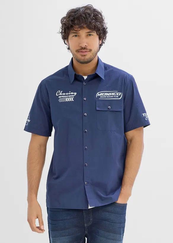 Chemise manches courtes 100% coton, bonprix