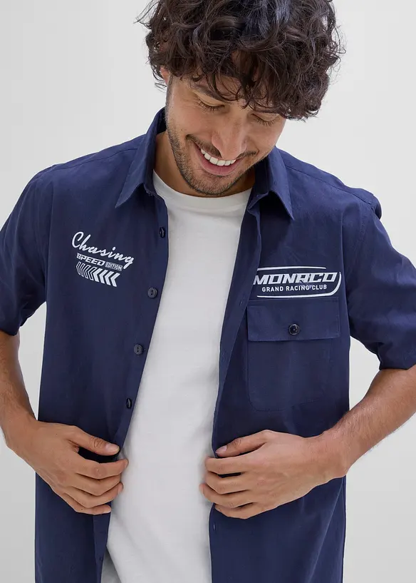 Chemise manches courtes 100% coton, bonprix