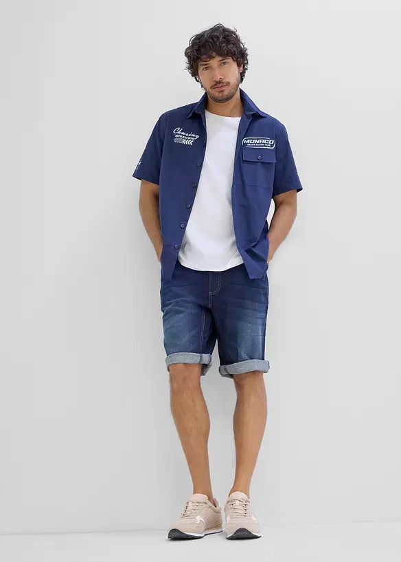Chemise manches courtes 100% coton, bonprix