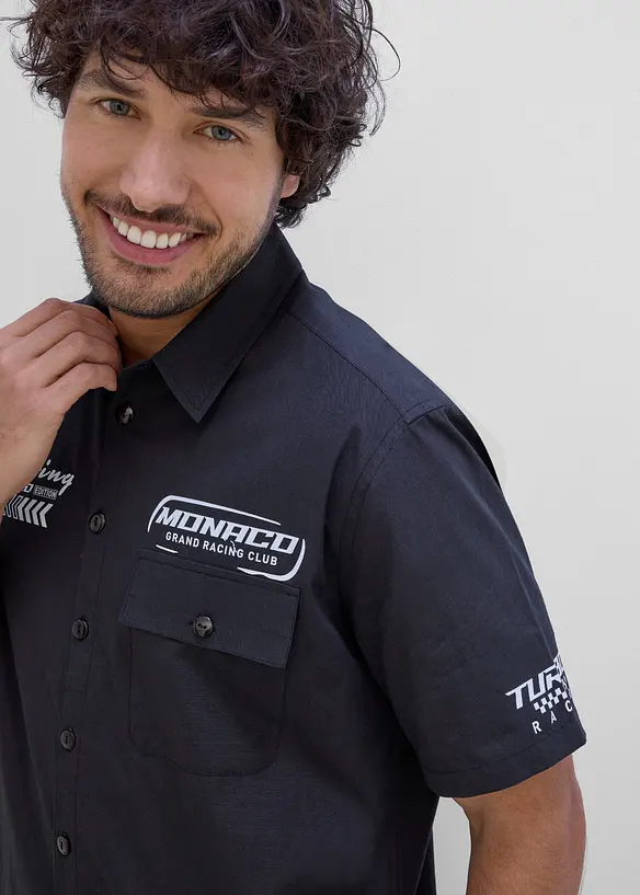 Chemise manches courtes 100% coton, bonprix