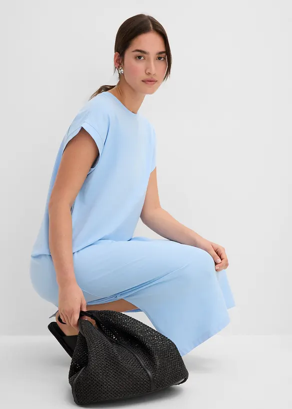 Jerseykleid aus Bio-Baumwoll-Mix, bonprix