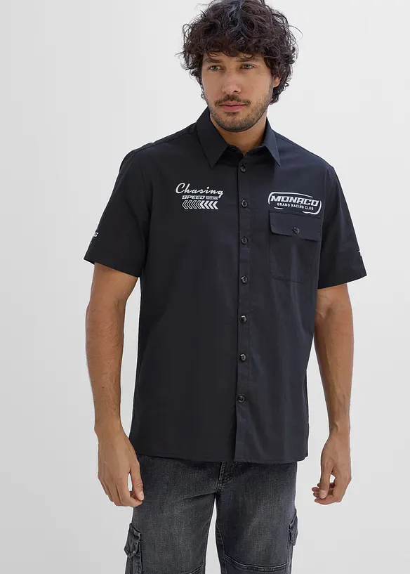 Chemise manches courtes 100% coton, bonprix