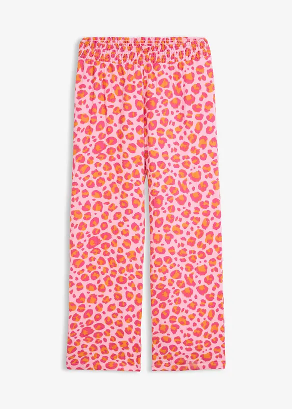 Pantalon taille &eacute;lastiqu&eacute;e en gaze de coton, bonprix