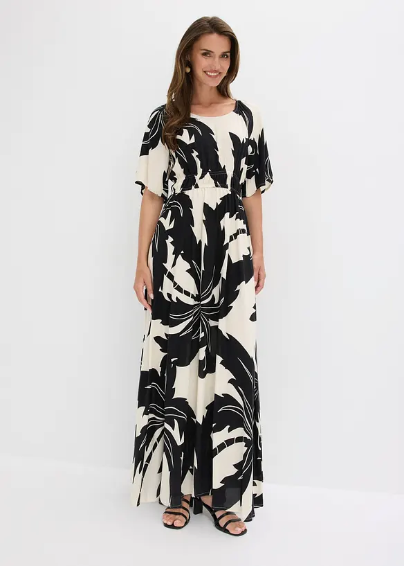 Maxikleid  aus flie&szlig;ender Viskose, bonprix