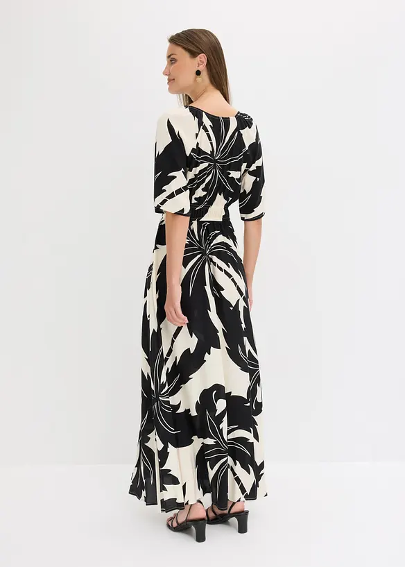 Maxikleid  aus flie&szlig;ender Viskose, bonprix