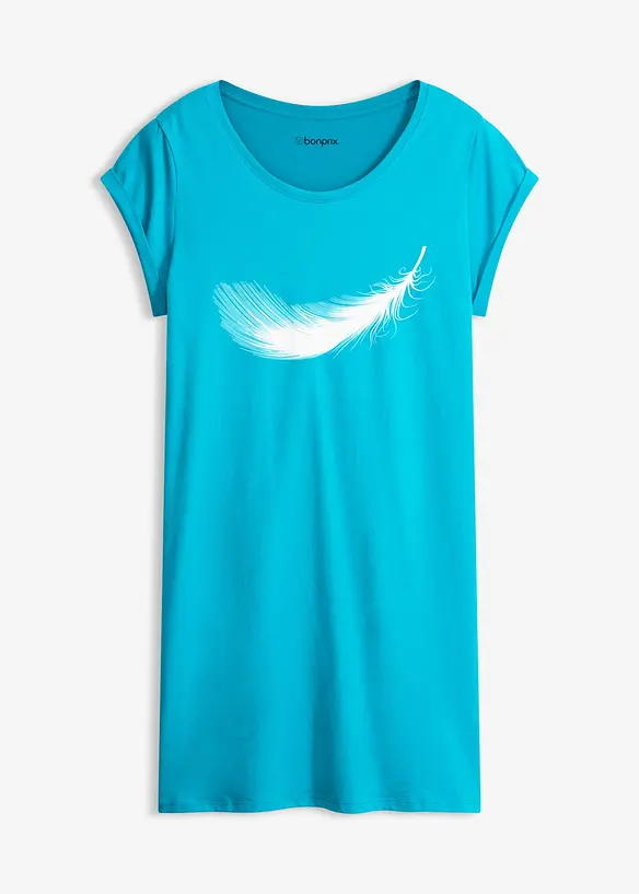 Chemise de nuit courte 100% coton, bonprix