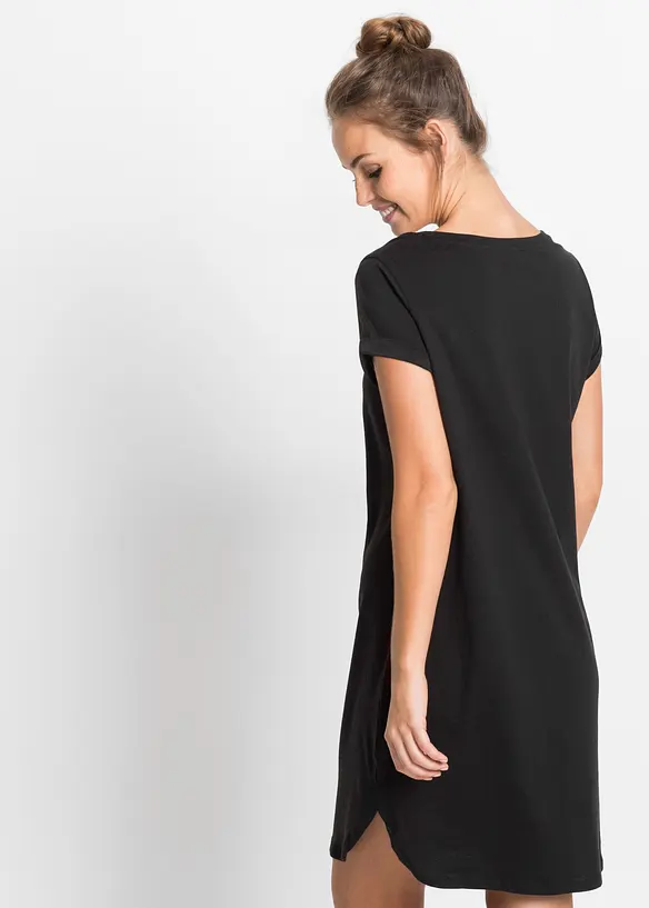 Chemise de nuit courte 100% coton, bonprix