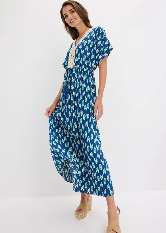 Maxikleid aus flie&szlig;ender Viskose, bonprix